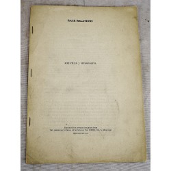 Race Relations in the United States 1928